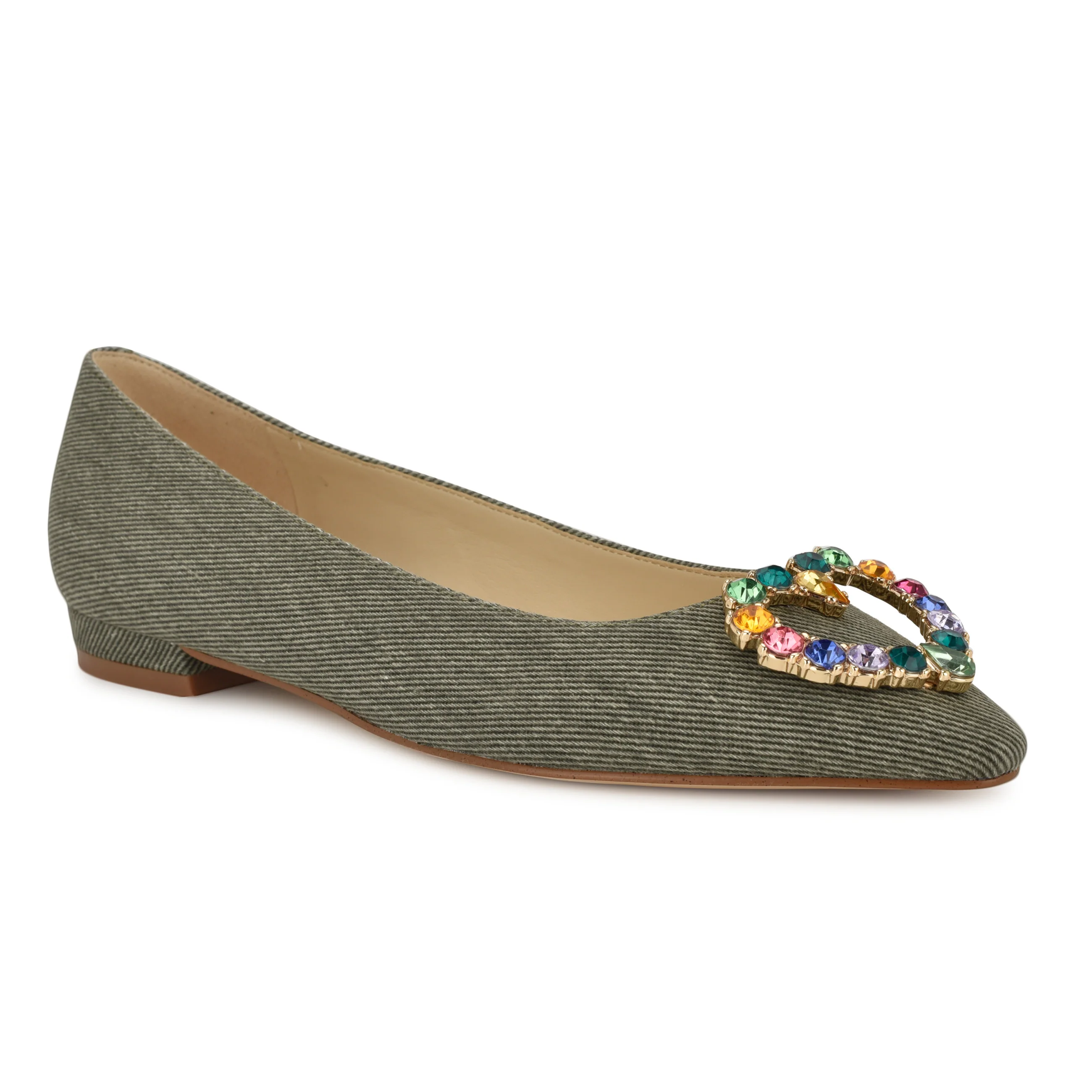 Hearts Pointy Toe Flats 7 Hearts Pointy Toe Flats