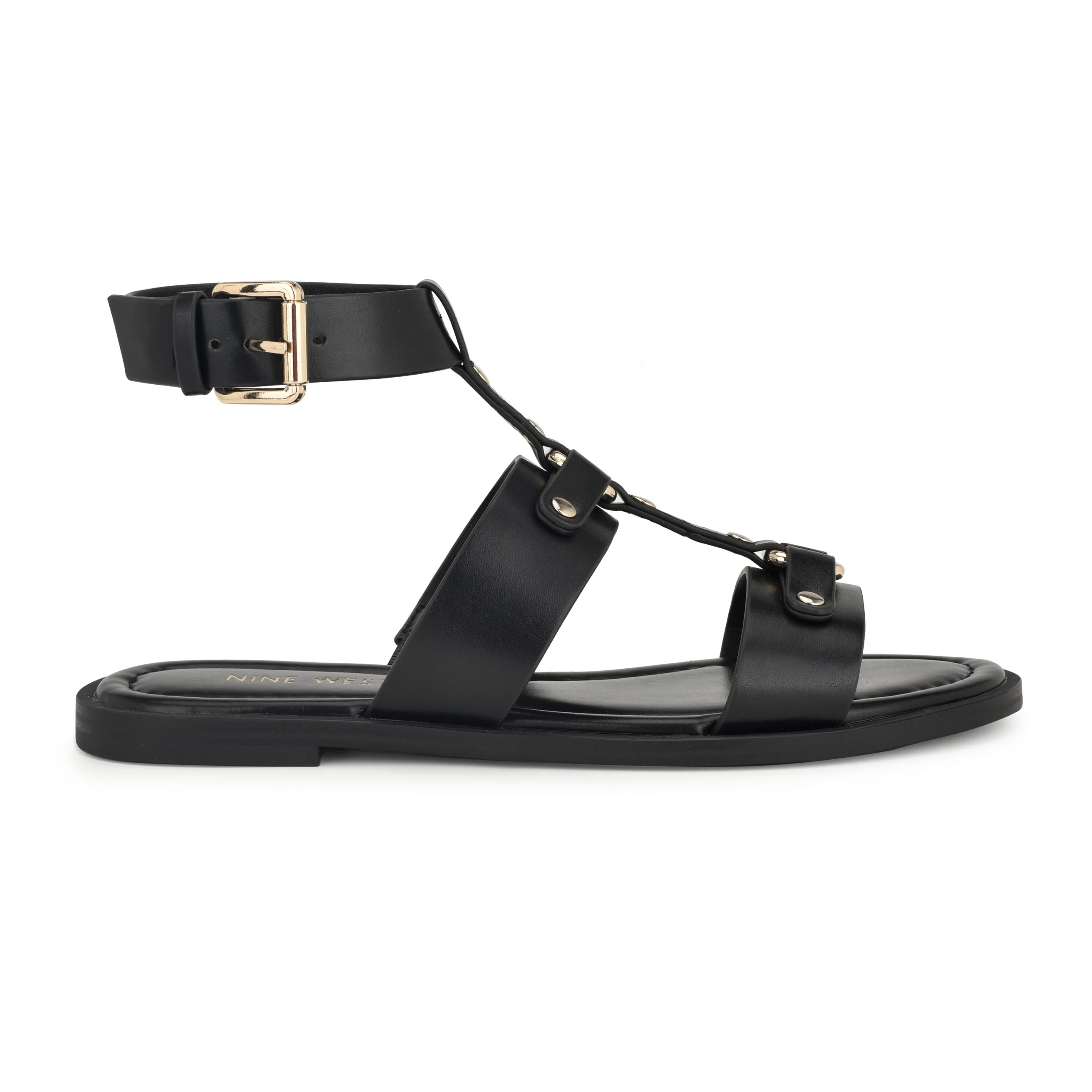 Jouise Ankle Strap Flat Sandals 1 Jouise Ankle Strap Flat Sandals