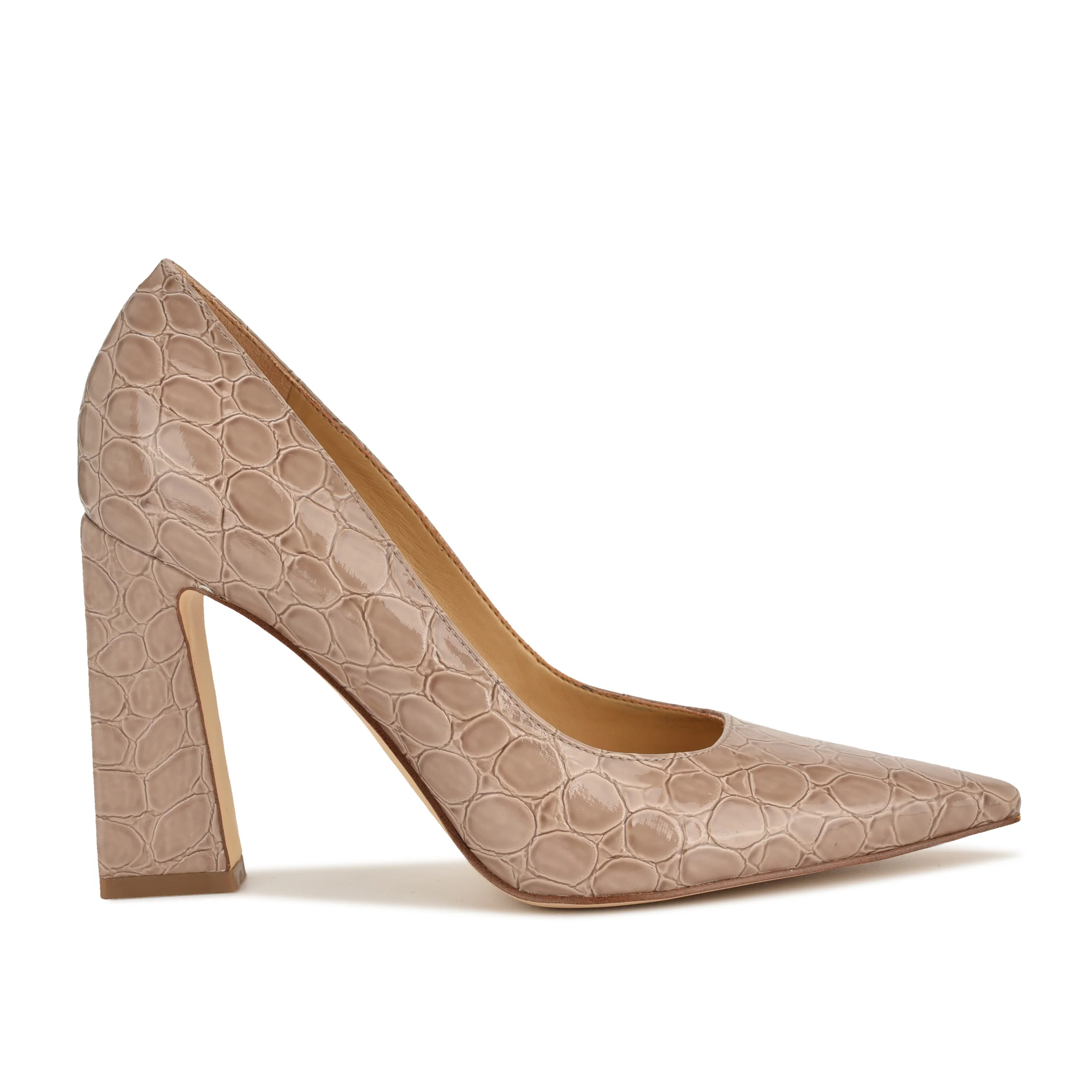 Tamant Slip-on Block Heel Dress Pumps 1 Tamant Slip-on Block Heel Dress Pumps