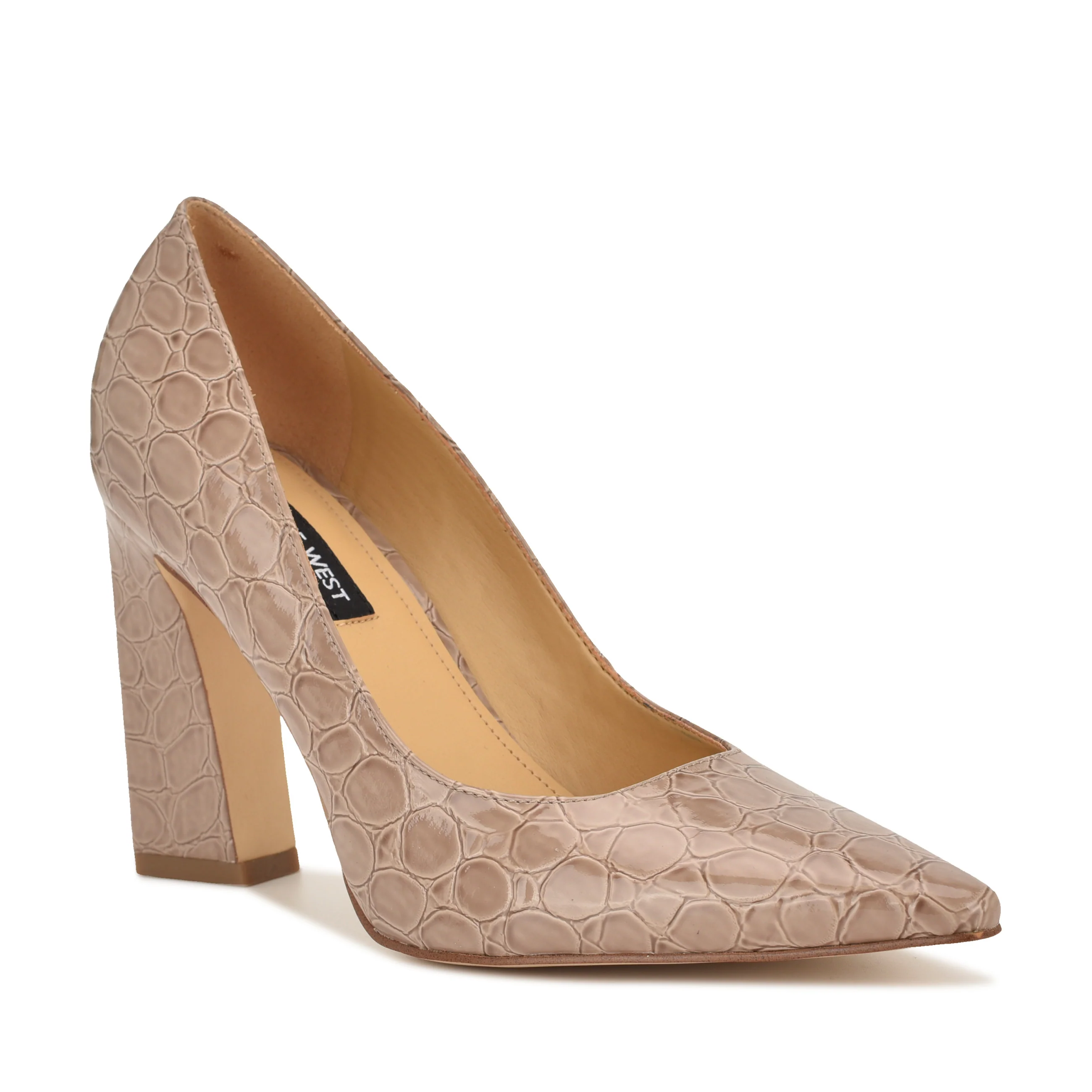 Tamant Slip-on Block Heel Dress Pumps 7 Tamant Slip-on Block Heel Dress Pumps