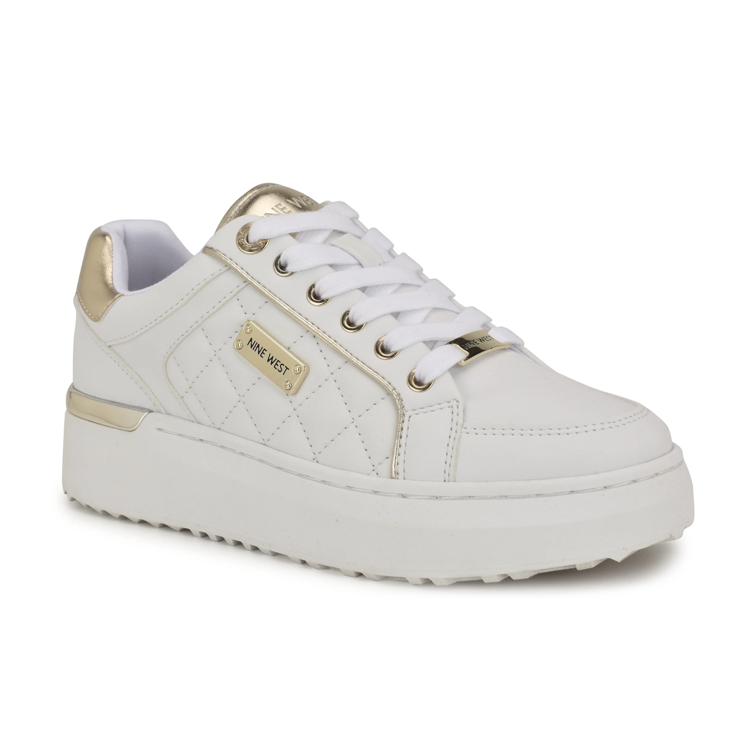 Cafee Lace-Up Platform Sneakers 7 Cafee Lace-Up Platform Sneakers