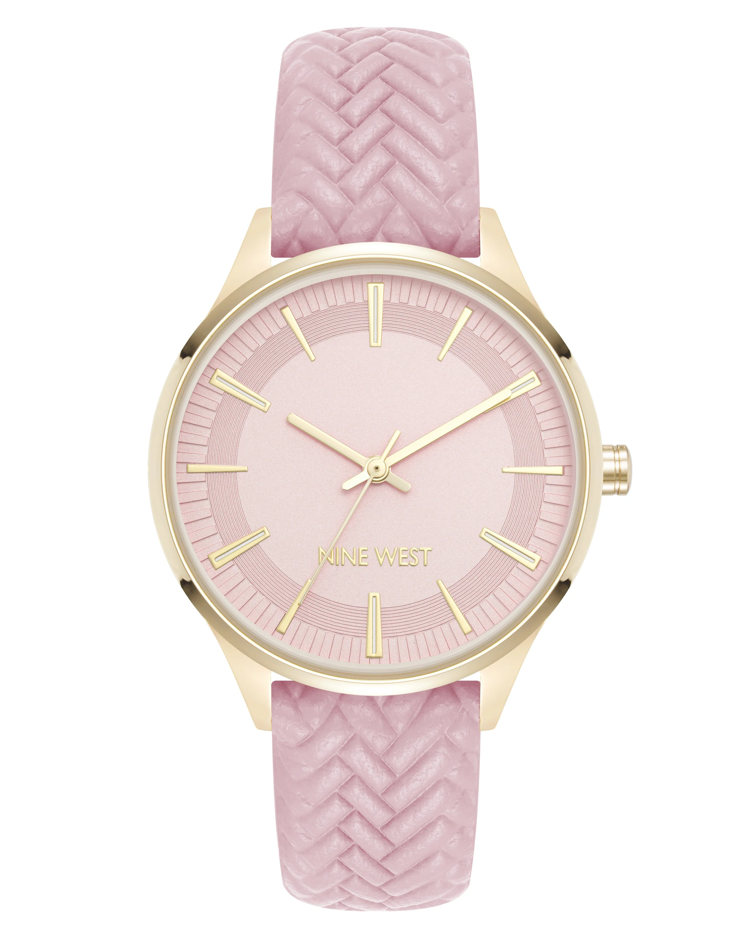 Chevron Pattern Strap Watch