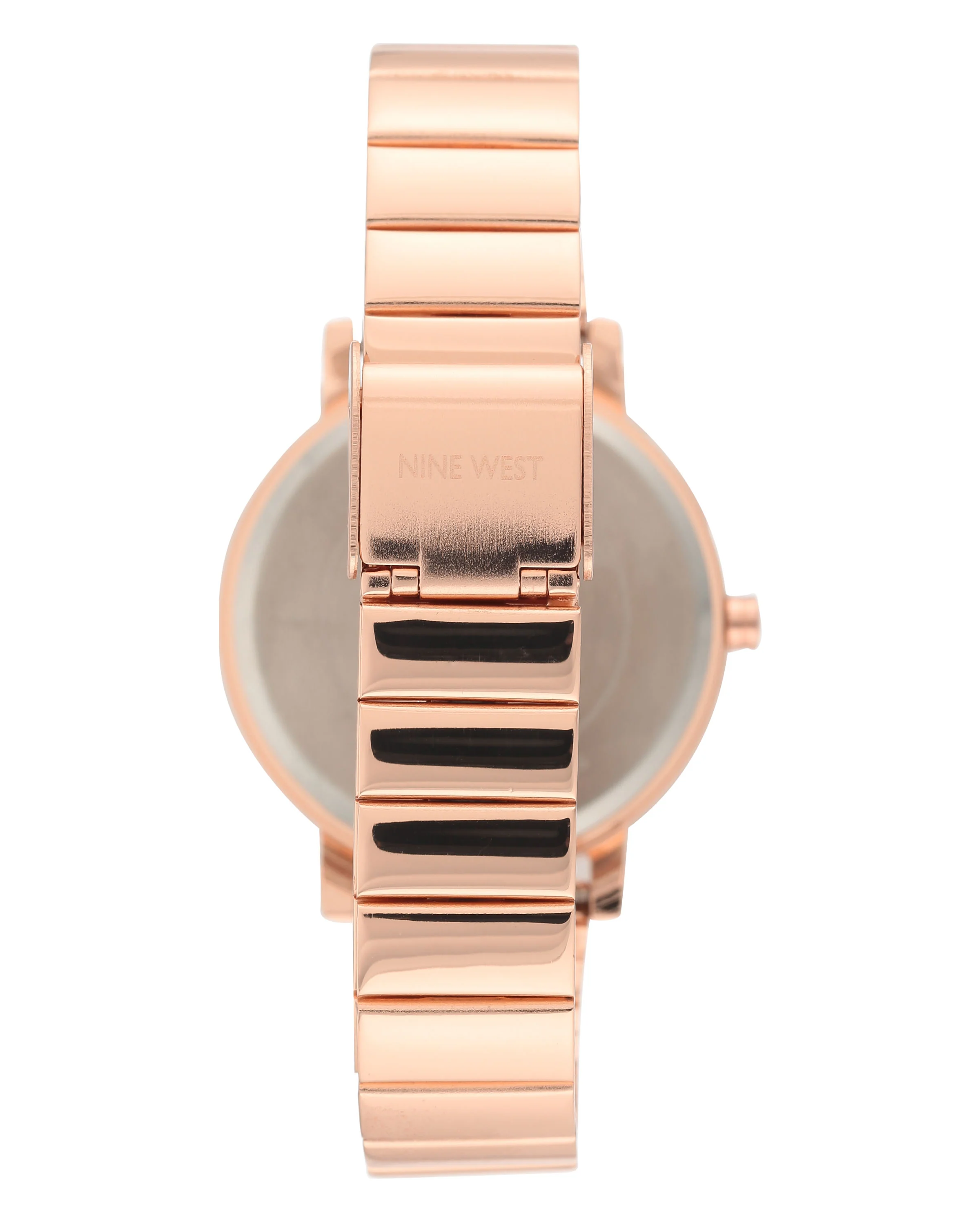 Crystal Accented Stainless Steel Bracelet Watch 5 Crystal Accented Stainless Steel Bracelet Watch