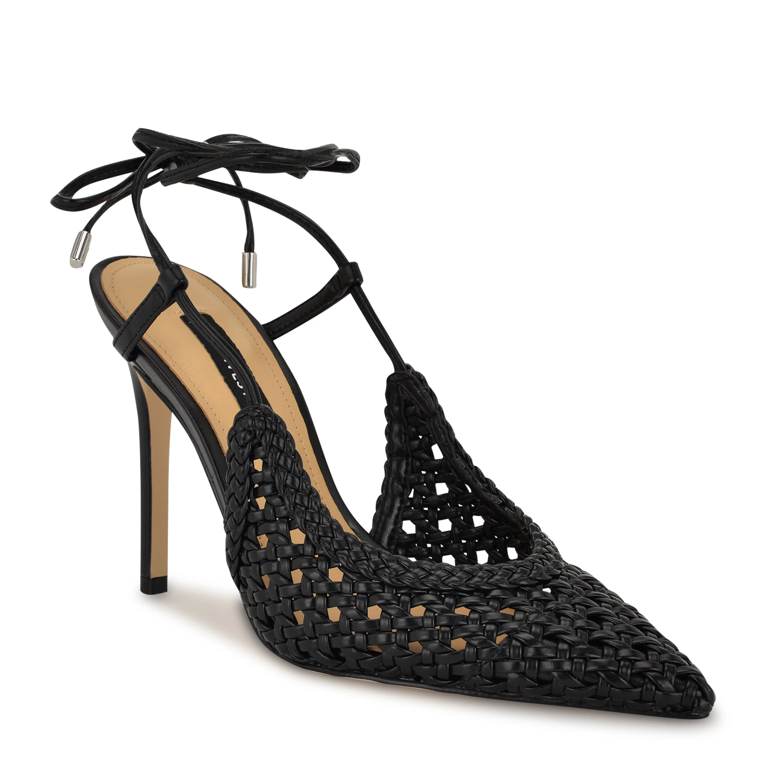 Fessla Woven Ankle Wrap Pumps 7 Fessla Woven Ankle Wrap Pumps