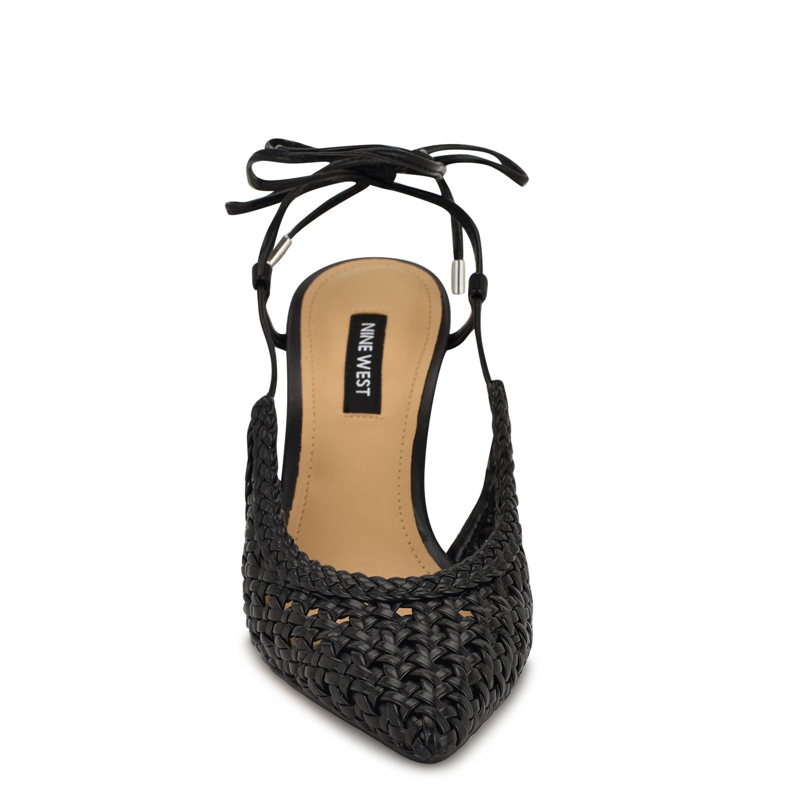 Fessla Woven Ankle Wrap Pumps 8 Fessla Woven Ankle Wrap Pumps